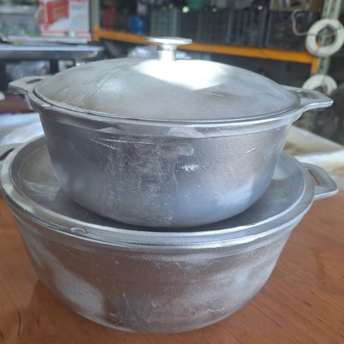 قابلمه چدن روسی (آلومینیوم) سایز کوچک پس کرایه